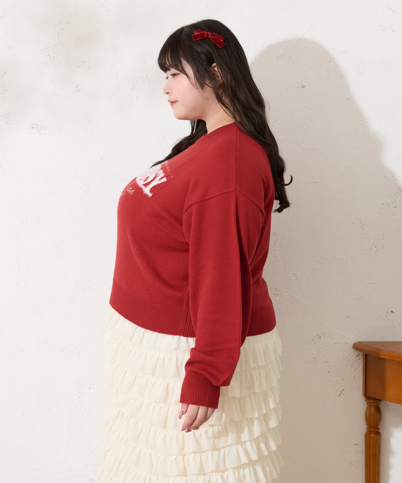 JACQUSRD LOGO KINIT PULLOVER / ジャガードロゴニットプルオーバー