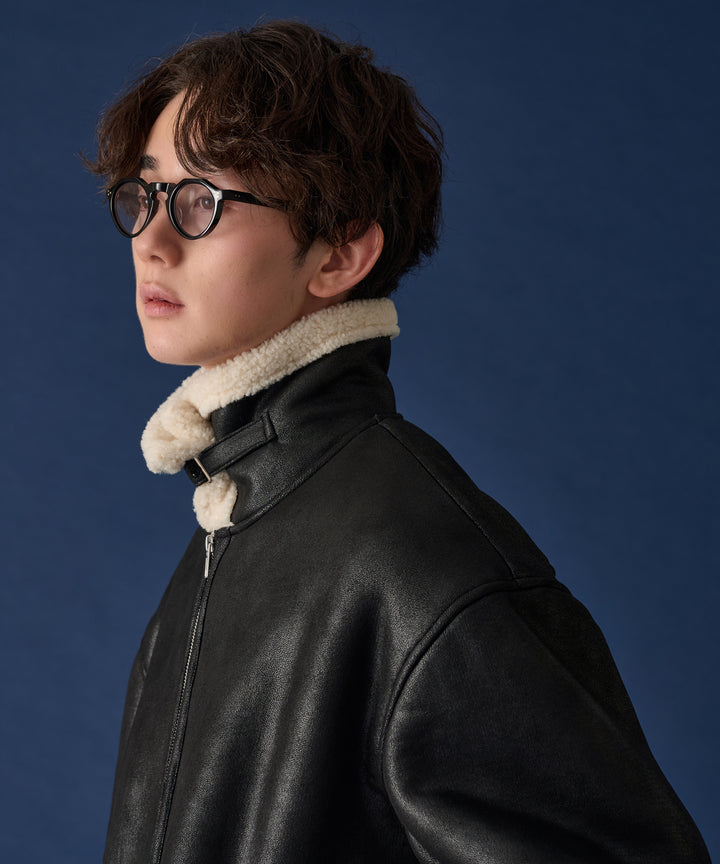 WETTEMPT｜ウィテンプト】FAKE MOUTON B-3 JACKET /フェイク