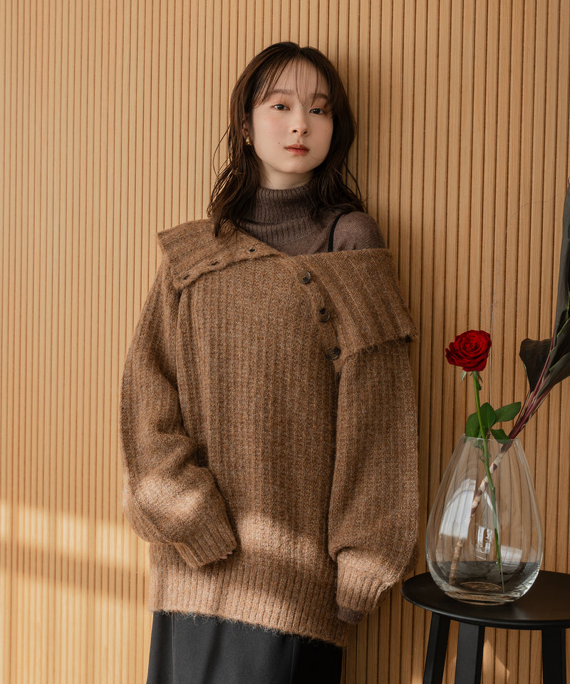 sheer turtleneck knit /  シアータートルネックニット