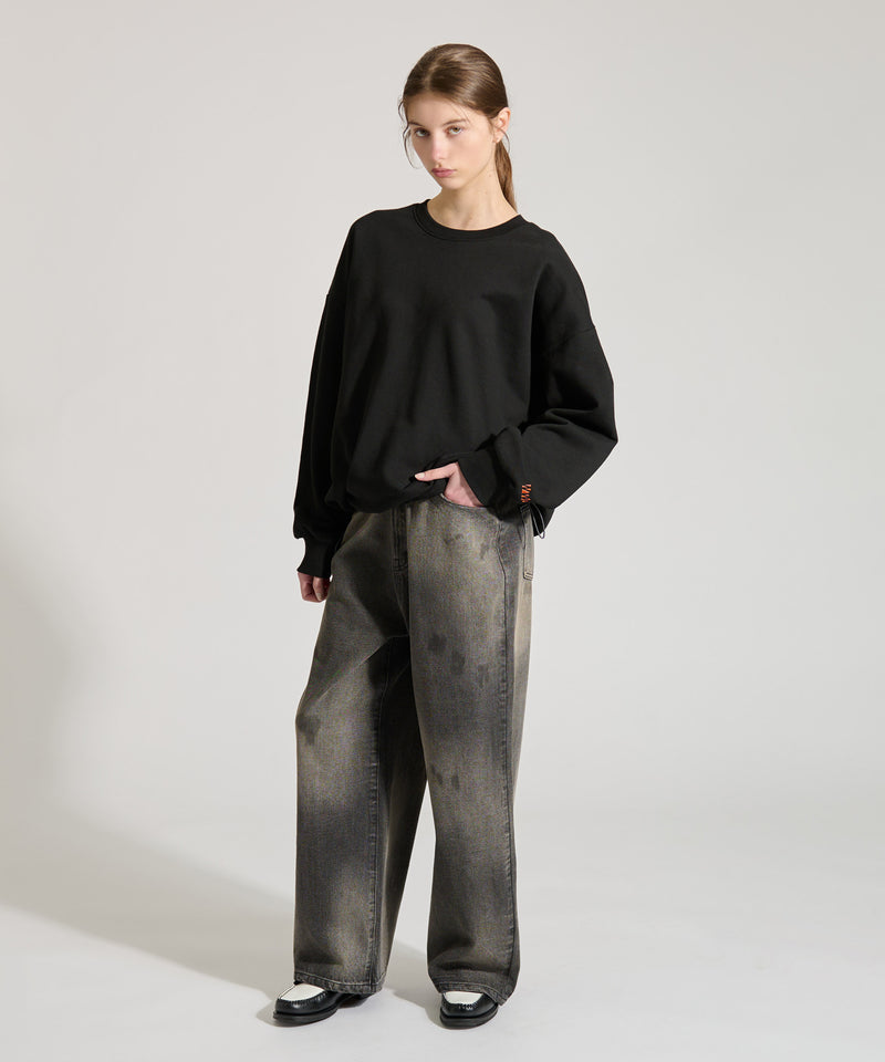 【WETTEMPT｜ウィテンプト】　GRADATION BLAST WIDE DENIM PANTS /グラデーションブラストワイドデニムパンツ