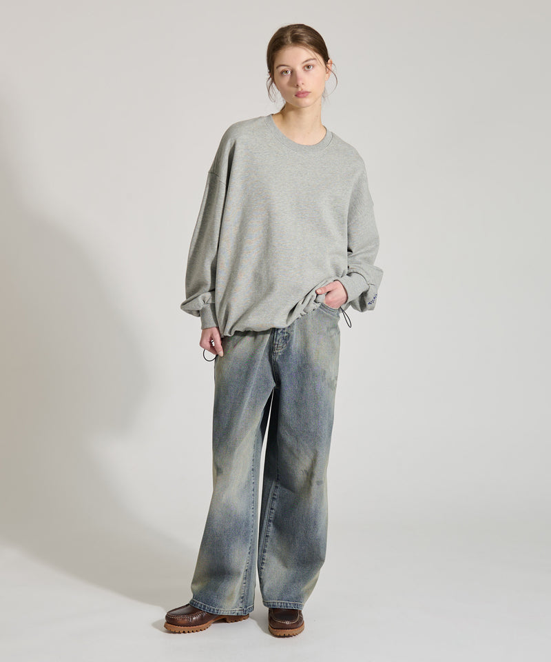 【WETTEMPT｜ウィテンプト】　GRADATION BLAST WIDE DENIM PANTS /グラデーションブラストワイドデニムパンツ