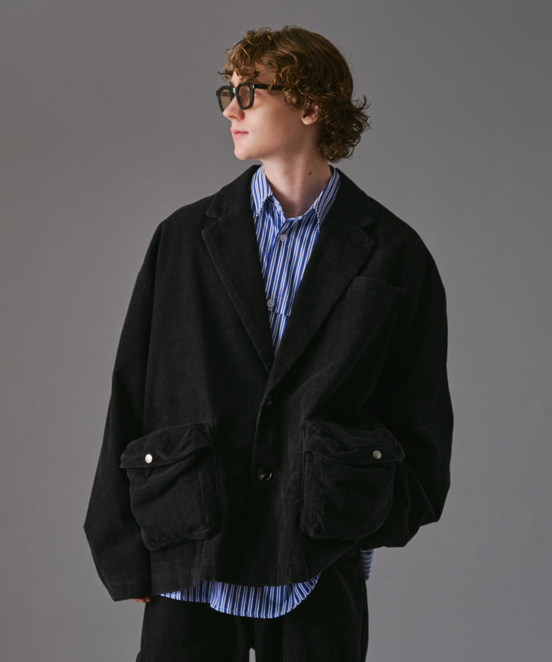 【WETTEMPT｜ウィテンプト】	BIG POCKET CORDUROY JACKET /ビッグポケットコーデュロイジャケット