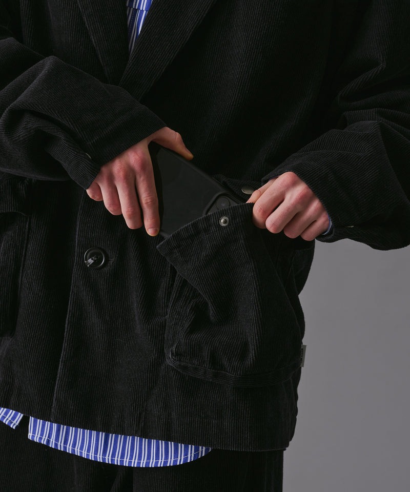 【WETTEMPT｜ウィテンプト】	BIG POCKET CORDUROY JACKET /ビッグポケットコーデュロイジャケット