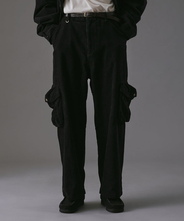 パンツ CORDUROY FIELD CARGO PANTS. WETTEMPT｜ウィテンプト】BIG POCKET CORDUROY CARGO PANTS
