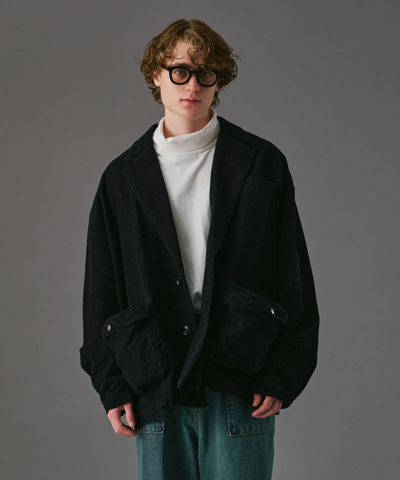 【WETTEMPT｜ウィテンプト】	BIG POCKET CORDUROY JACKET /ビッグポケットコーデュロイジャケット