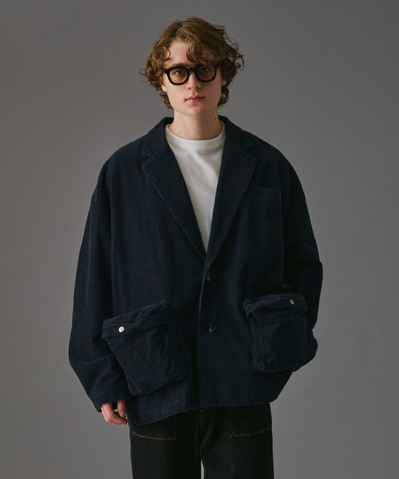 【WETTEMPT｜ウィテンプト】	BIG POCKET CORDUROY JACKET /ビッグポケットコーデュロイジャケット