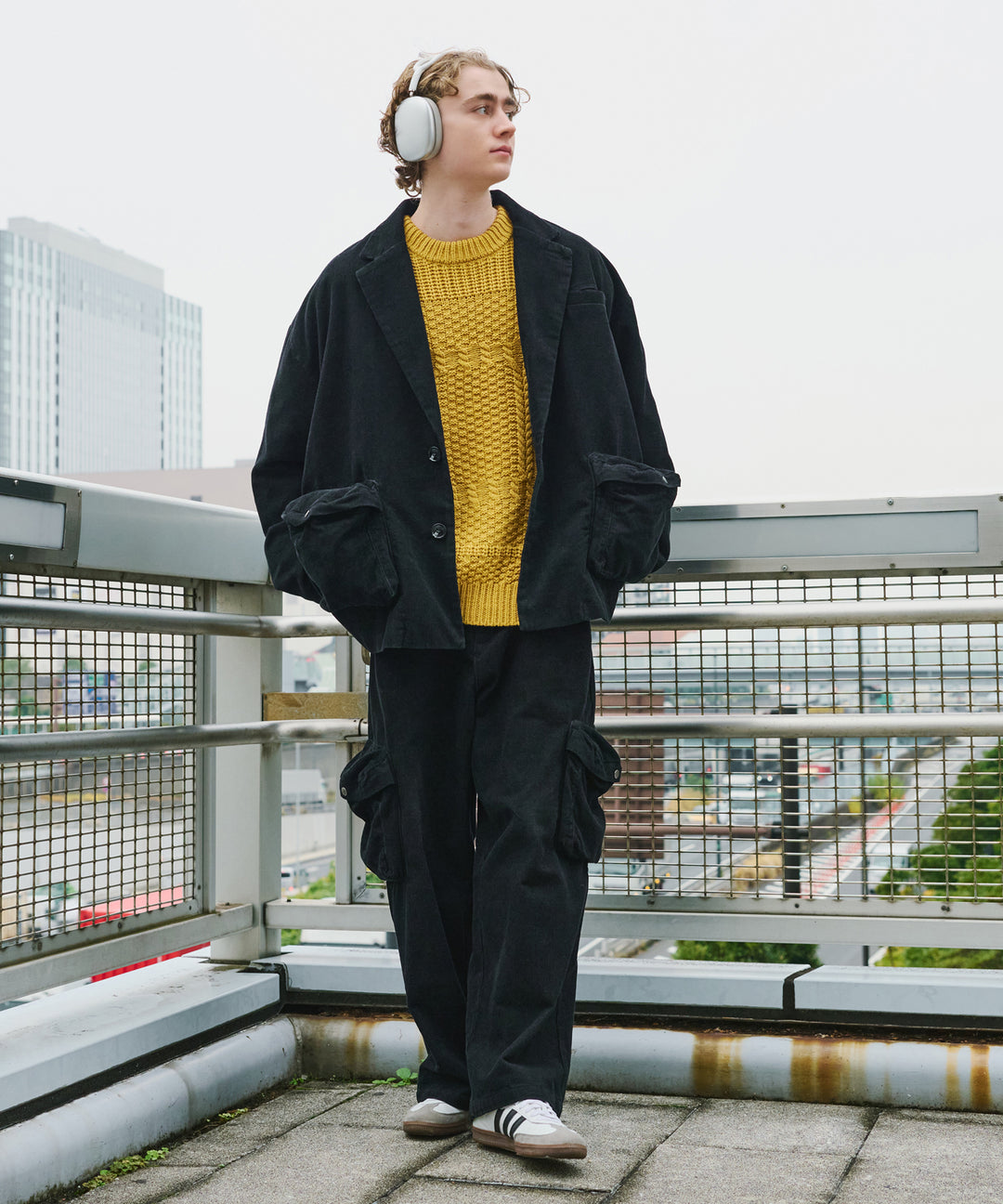 WETTEMPT カーキ コーデュロイ襟ジャケット M