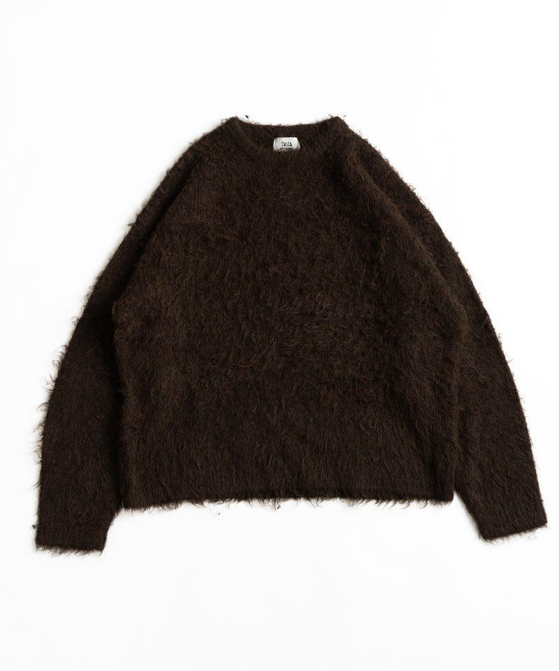 【WETTEMPT】WOOL MIXED SHAGGY KNIT /ウールミックスシャギーニット