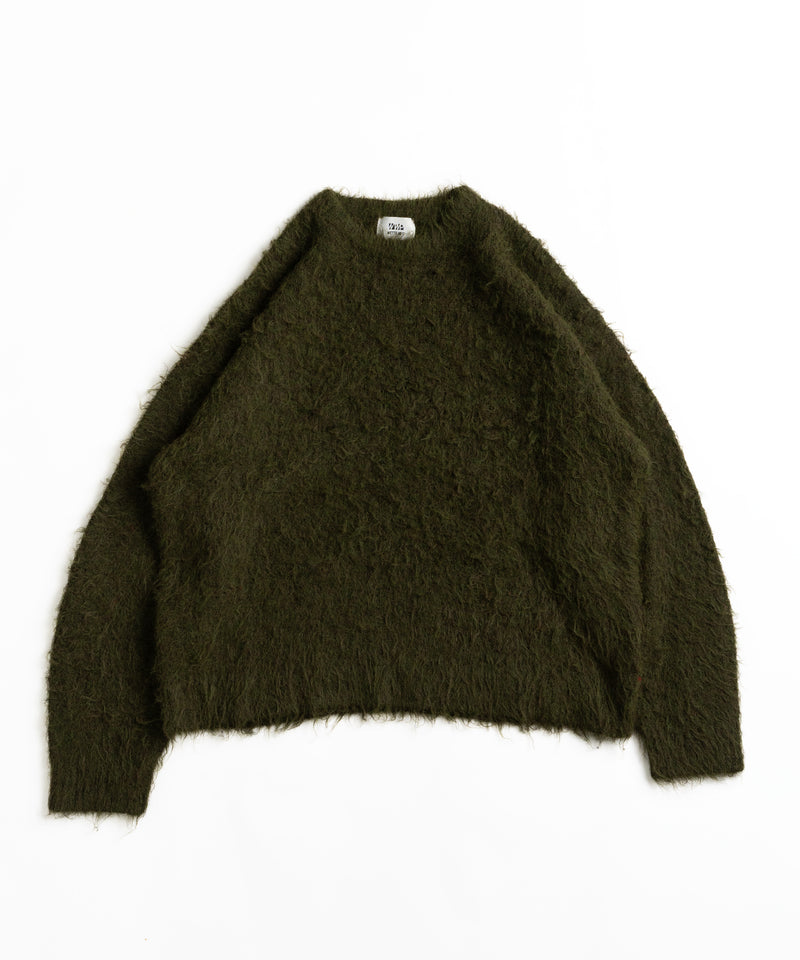 【WETTEMPT】WOOL MIXED SHAGGY KNIT /ウールミックスシャギーニット