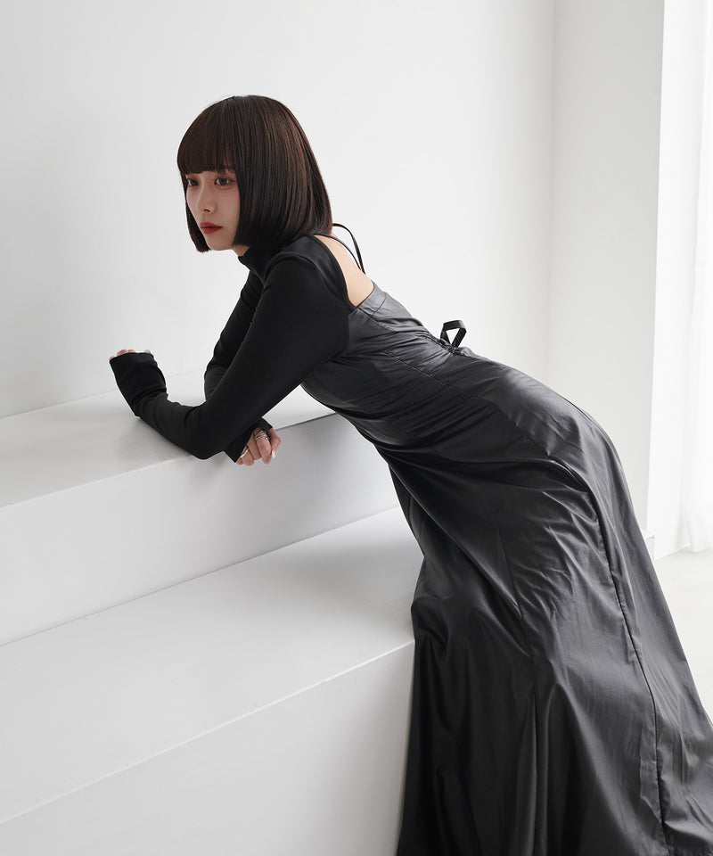 【by manato】Catsuit  Flare Dress / キャットスーツ フレアードレス
