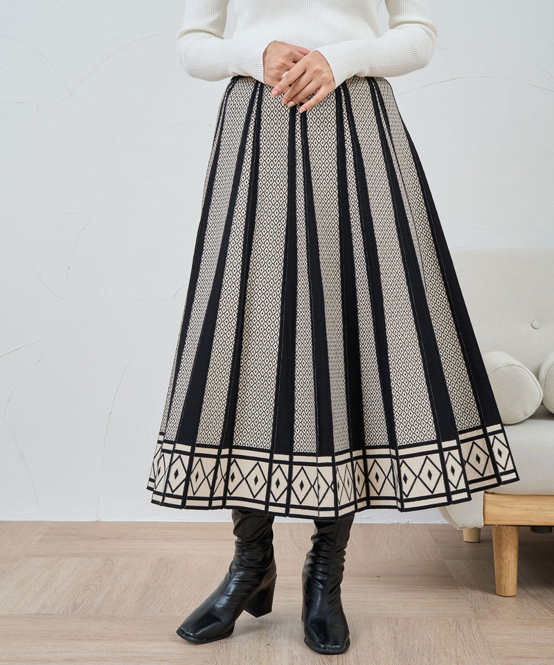 【imyuu】Classical Knit Skirt / クラシカルニットスカート