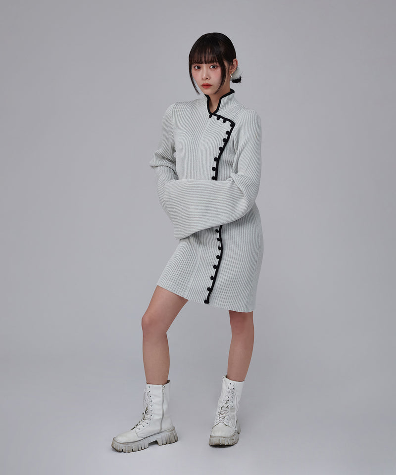 【by manato】 China Line KNIT Dress
