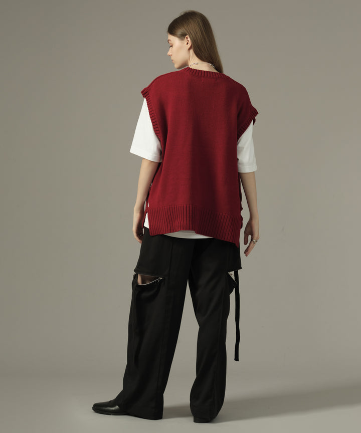 Sunflower knit vest サンフラワー ニットベスト Mサイズ Sunflower knit vest サンフラワー ニットベスト Mサイズ