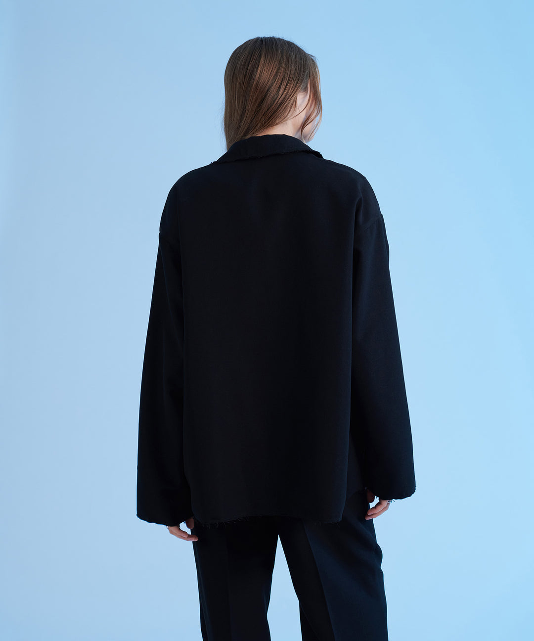 ジャケット・アウター DOUBLE TAILORED CUTOFF JACKET selleglant｜セレグランテ】DOUBLE TAILORED CUTOFF JACKET