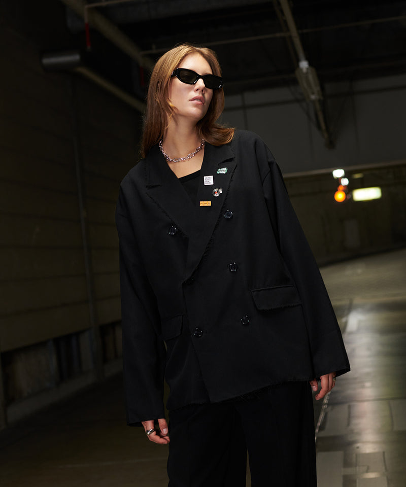 【selleglant｜セレグランテ】DOUBLE TAILORED CUTOFF JACKET/ダブルテーラードカットオフジャケット