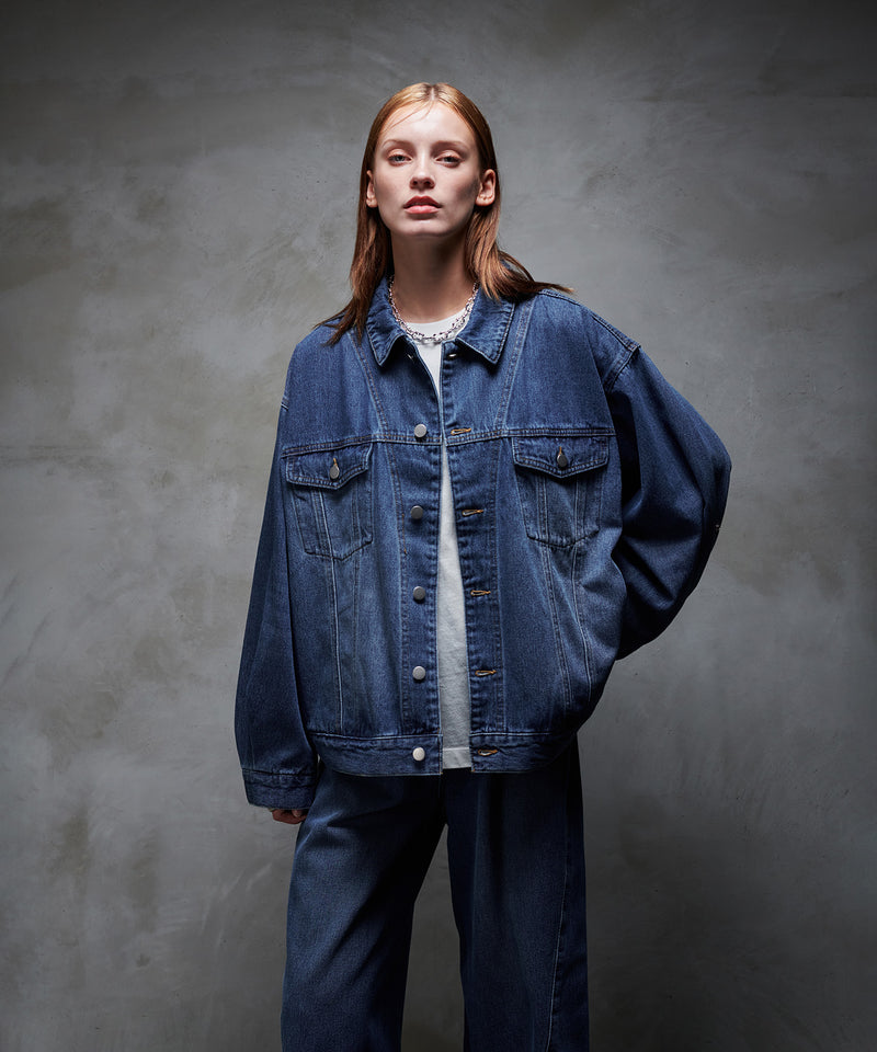 【selleglant｜セレグランテ】WASH DENIM TRANSFORM JACKET/ウォッシュデニムトランスフォームジャケット