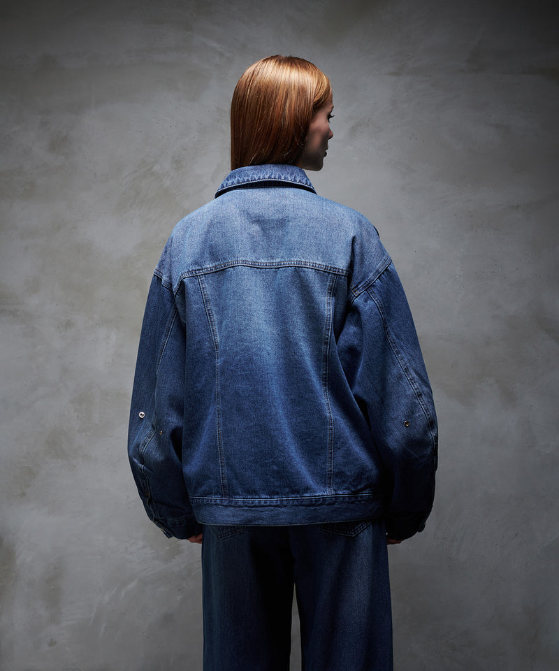 【selleglant｜セレグランテ】WASH DENIM TRANSFORM JACKET/ウォッシュデニムトランスフォームジャケット