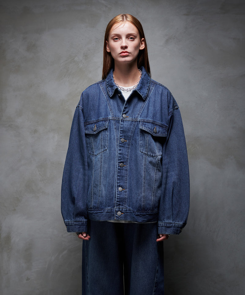 【selleglant｜セレグランテ】WASH DENIM TRANSFORM JACKET/ウォッシュデニムトランスフォームジャケット