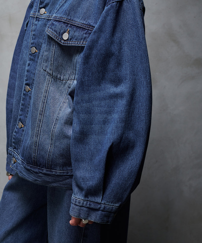 【selleglant｜セレグランテ】WASH DENIM TRANSFORM JACKET/ウォッシュデニムトランスフォームジャケット