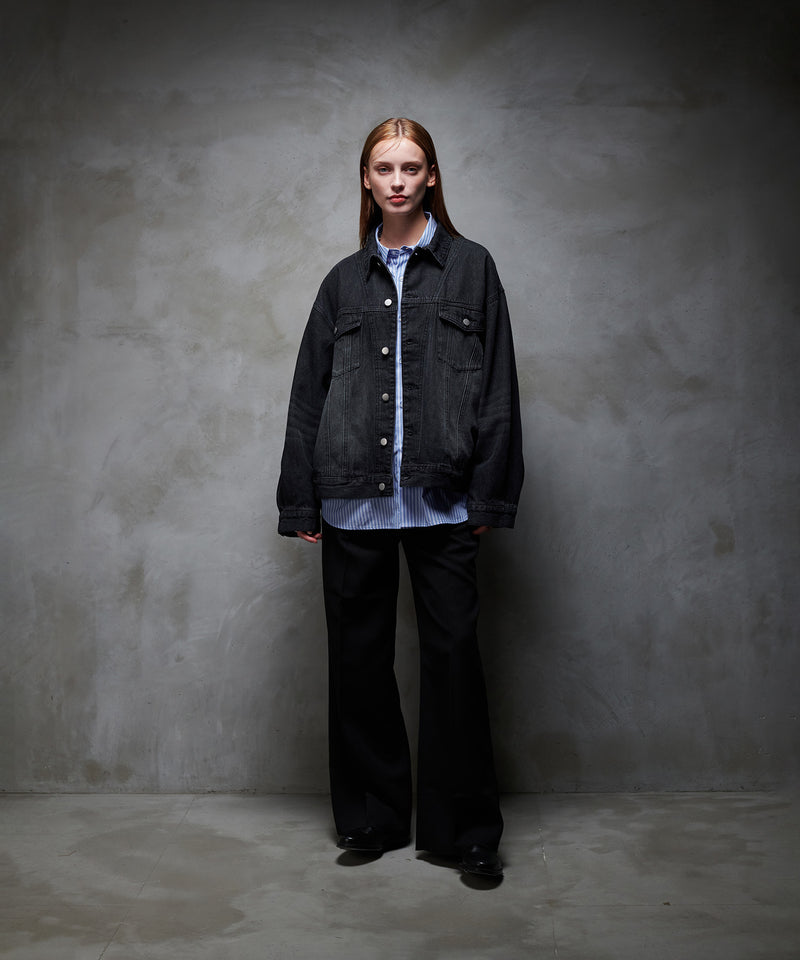 【selleglant｜セレグランテ】WASH DENIM TRANSFORM JACKET/ウォッシュデニムトランスフォームジャケット