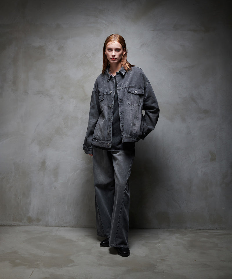 【selleglant｜セレグランテ】WASH DENIM TRANSFORM JACKET/ウォッシュデニムトランスフォームジャケット