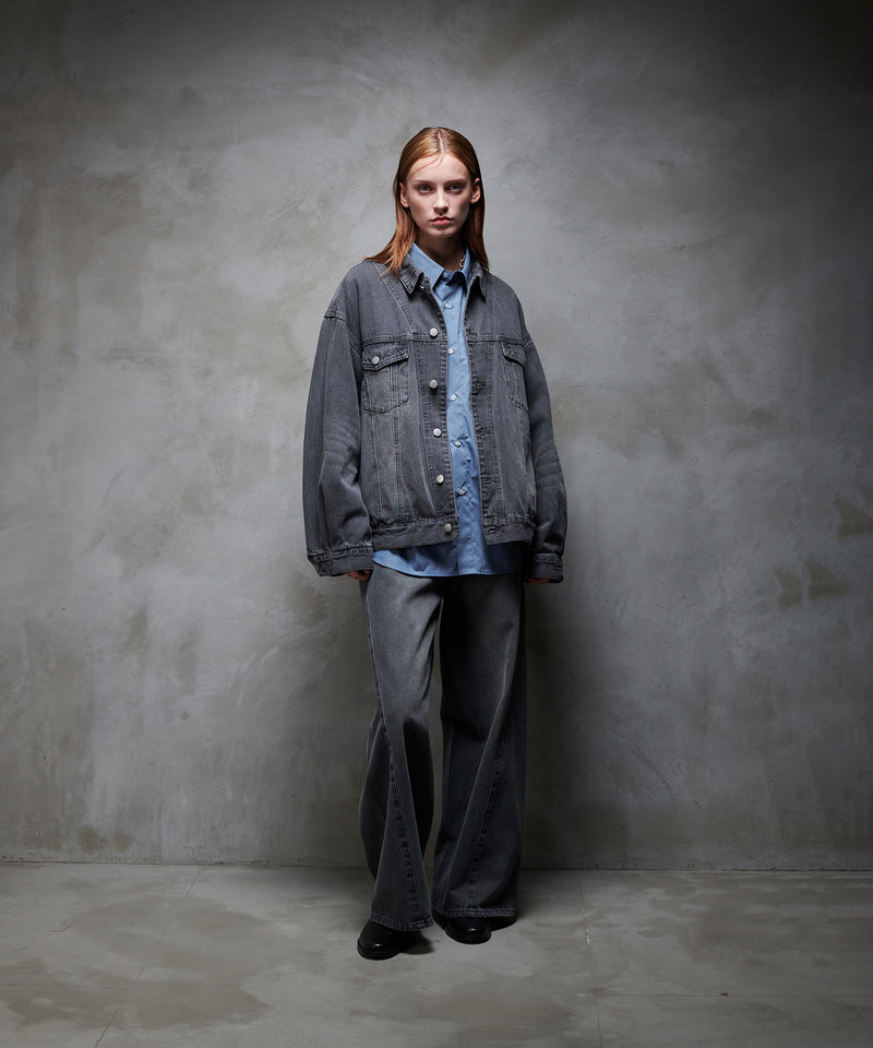 【selleglant｜セレグランテ】WASH DENIM TRANSFORM JACKET/ウォッシュデニムトランスフォームジャケット