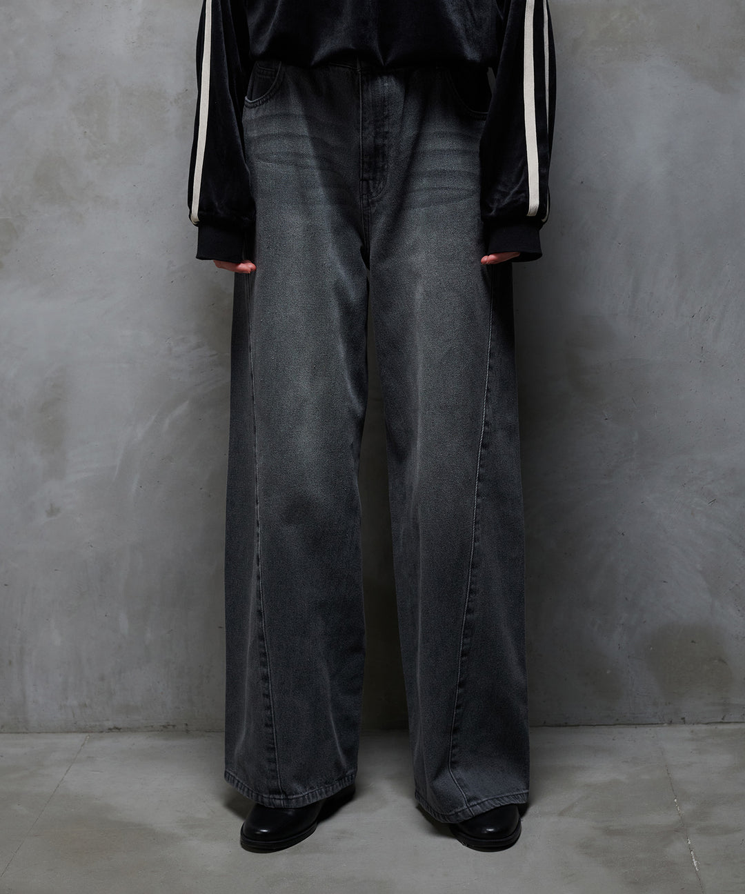 selleglant｜セレグランテ】WASH CURVE DENIM PANTS/ウォッシュ