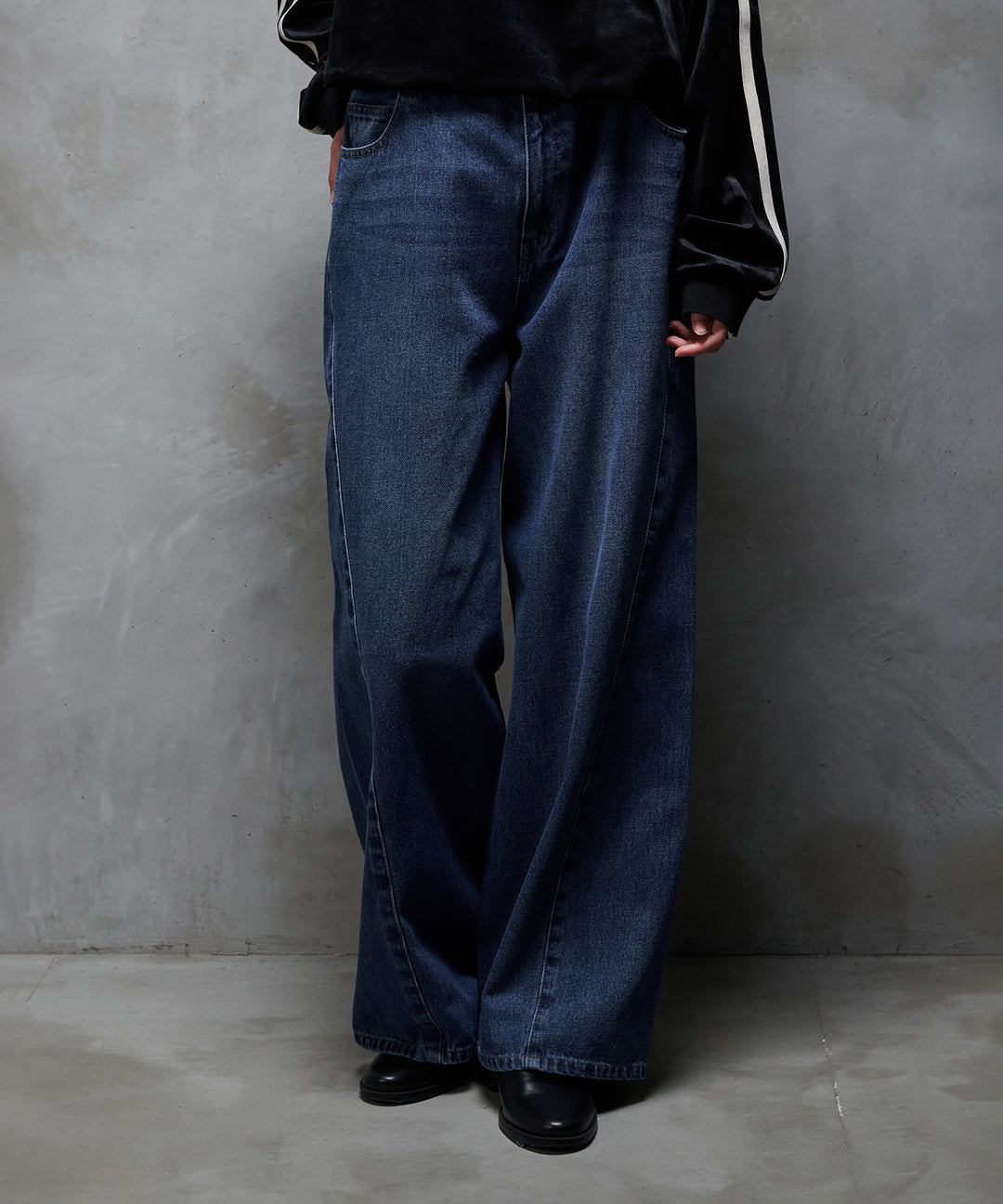 curve denim pants お値下げ不可 selleglant｜セレグランテ】WASH CURVE DENIM PANTS/ウォッシュカーブ