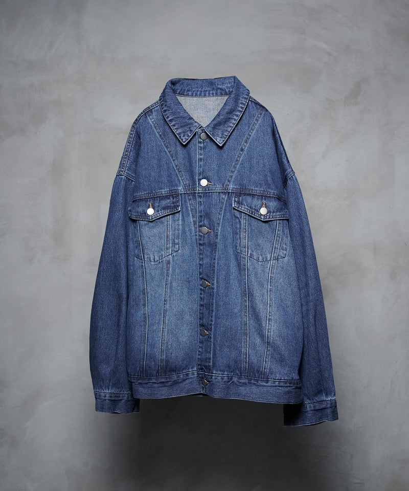 【selleglant｜セレグランテ】WASH DENIM TRANSFORM JACKET/ウォッシュデニムトランスフォームジャケット