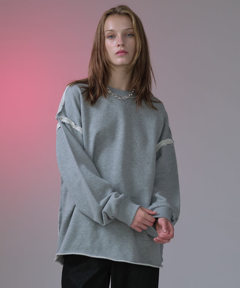 【新色追加】【selleglant｜セレグランテ】INSIDEOUT PULLOVER SWEATSHIRT/インサイドアウトプルオーバースウェット