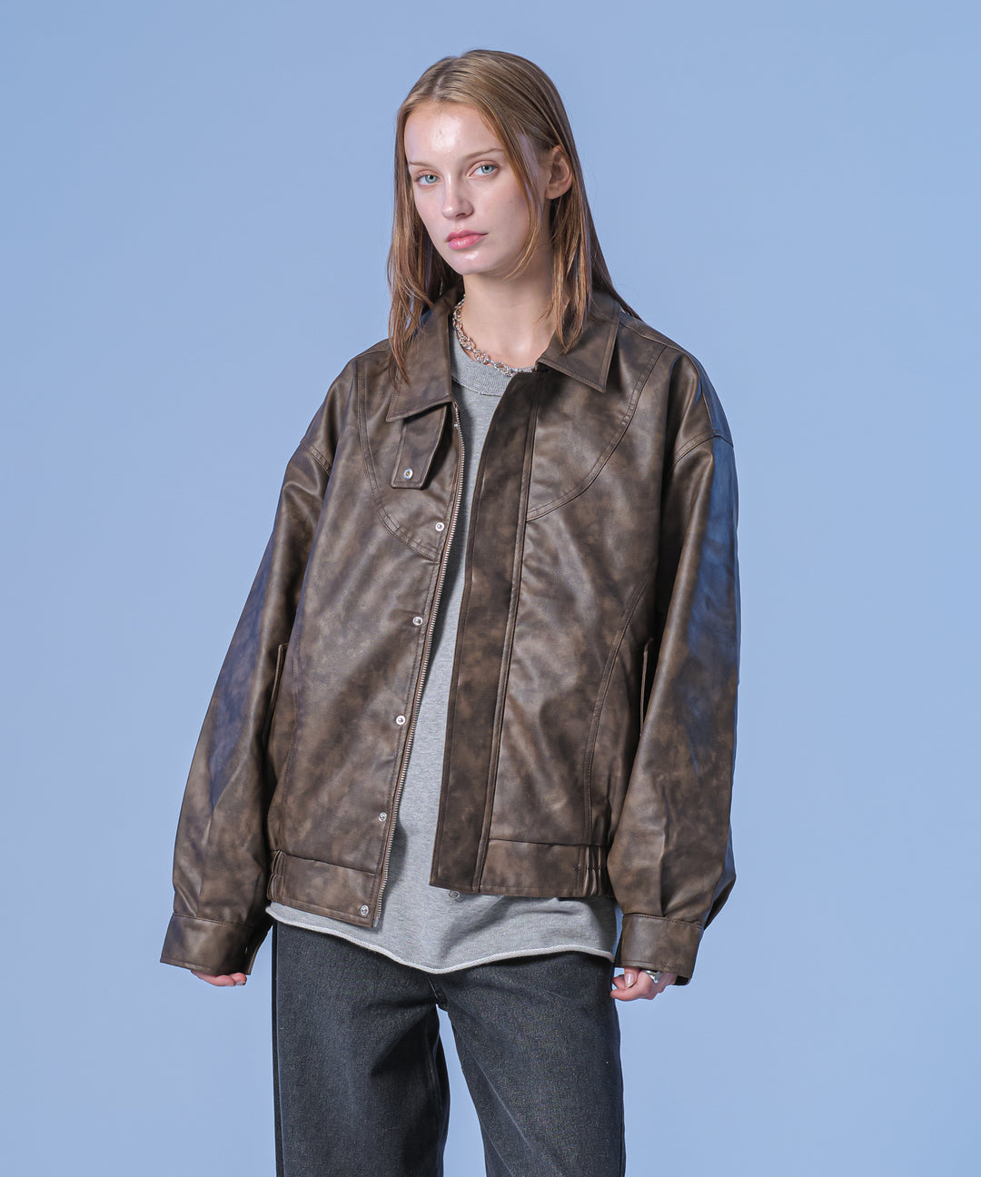 vintage フィッシングジャケット　リアルツリー　ブルゾン　ショート丈　短丈 vintage フィッシングジャケット リアルツリー ブルゾン
