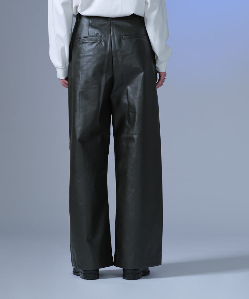 【selleglant｜セレグランテ】CENTER SEAM TUCK WIDE PANTS/センターシームタックワイドパンツ