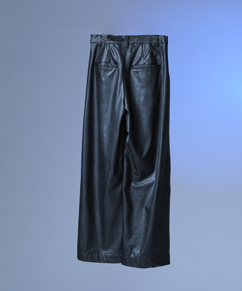 【selleglant｜セレグランテ】CENTER SEAM TUCK WIDE PANTS/センターシームタックワイドパンツ