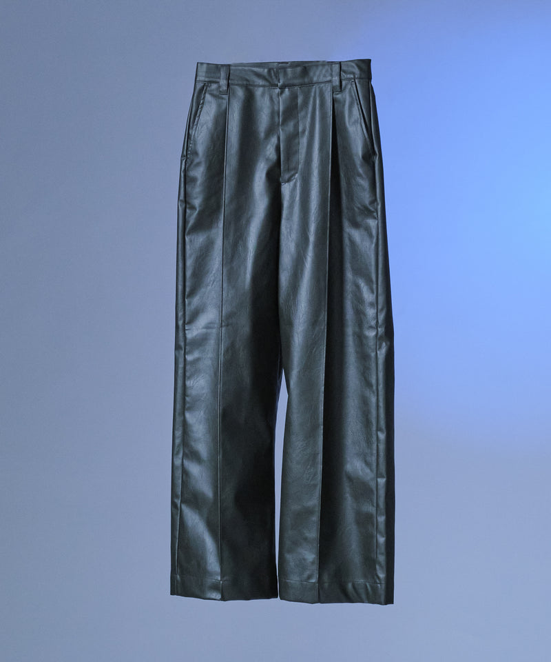 【selleglant｜セレグランテ】CENTER SEAM TUCK WIDE PANTS/センターシームタックワイドパンツ