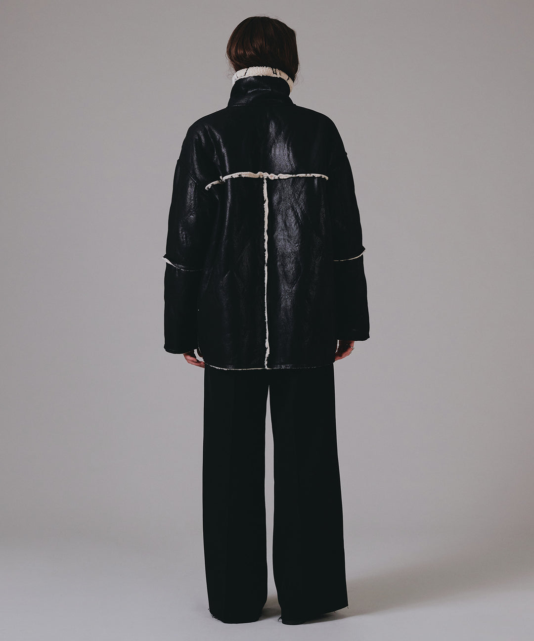 selleglant｜セレグランテ】 REVERSIBLE FAKE MOUTON BOA JACKET