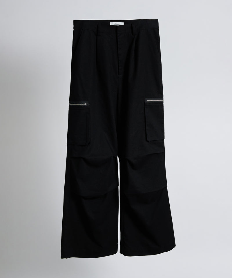 【selleglant｜セレグランテ】SEMI FLARE WIDE CARGO PANTS/セミフレアワイドカーゴパンツ