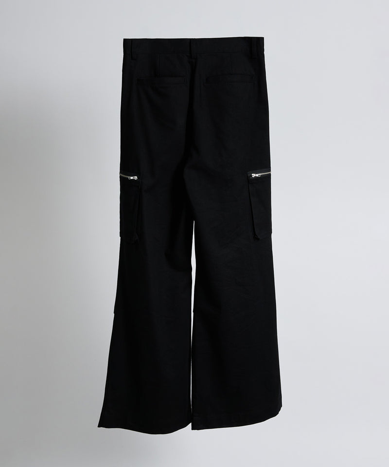 【selleglant｜セレグランテ】SEMI FLARE WIDE CARGO PANTS/セミフレアワイドカーゴパンツ