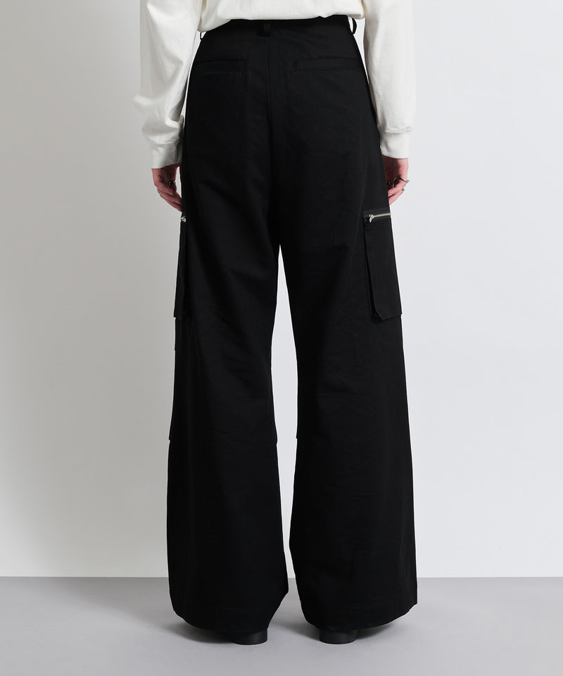 【selleglant｜セレグランテ】SEMI FLARE WIDE CARGO PANTS/セミフレアワイドカーゴパンツ