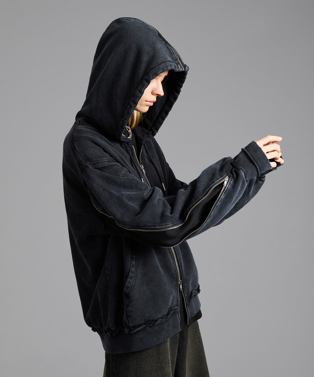 selleglant｜セレグランテ】MULTI GIMMICK DESIGN DOUBLE ZIP