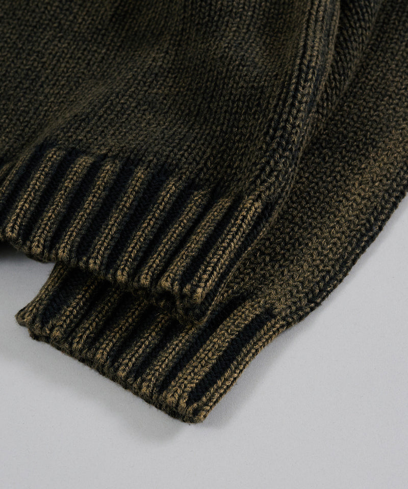 【selleglant｜セレグランテ】STONE WASH BASIC KNIT/ストーンウォッシュベーシックニット