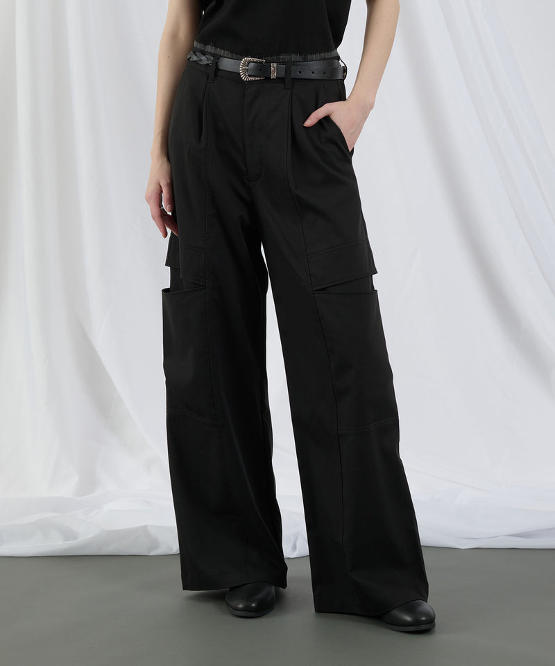 【selleglant｜セレグランテ】SIDE SLIT POCKET DESIGN WIDE SLACKS/サイドスリットポケットデザインワイドスラックス