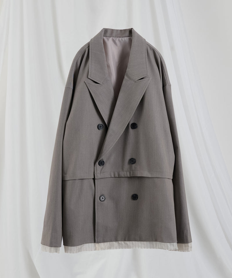 【selleglant｜セレグランテ】DOUBLE TAILORED 2WAY JACKET/ダブルテーラード2WAYジャケット