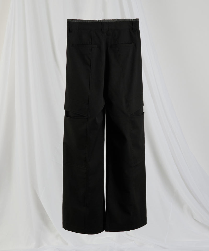 【selleglant｜セレグランテ】SIDE SLIT POCKET DESIGN WIDE SLACKS/サイドスリットポケットデザインワイドスラックス