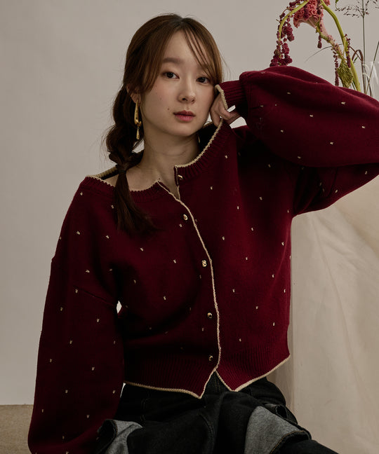 dot design cardigan / ドットデザインカーディガン