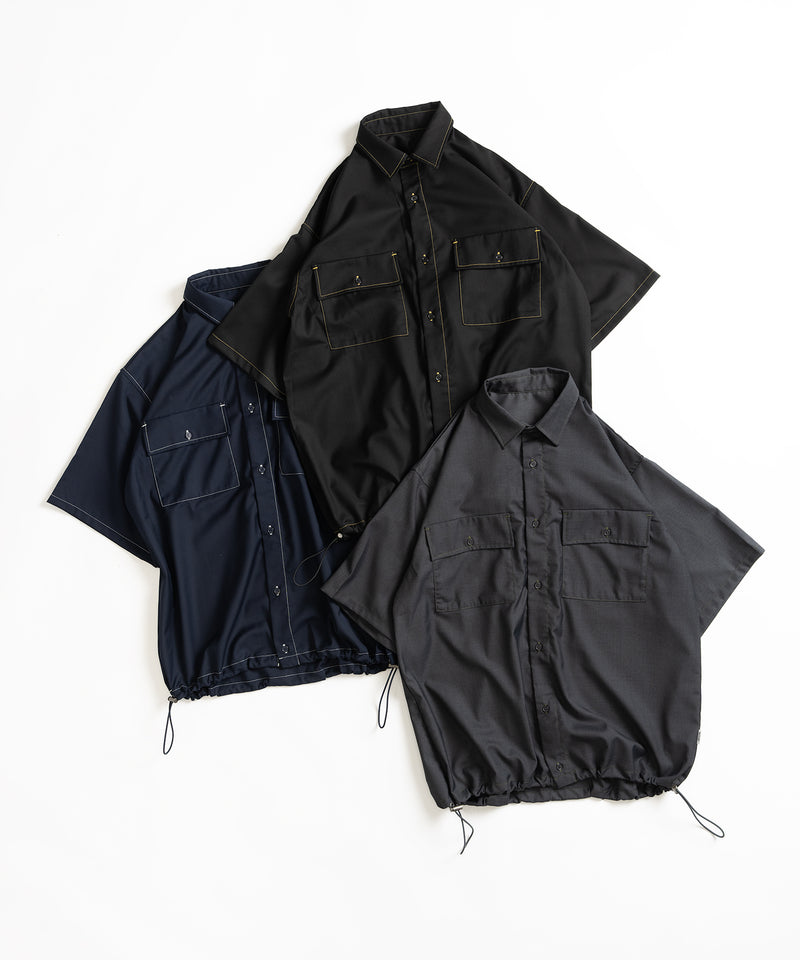 【WETTEMPT｜ウィテンプト】STITCH BALLOON WORK SHIRT /ステッチバルーンワークシャツ