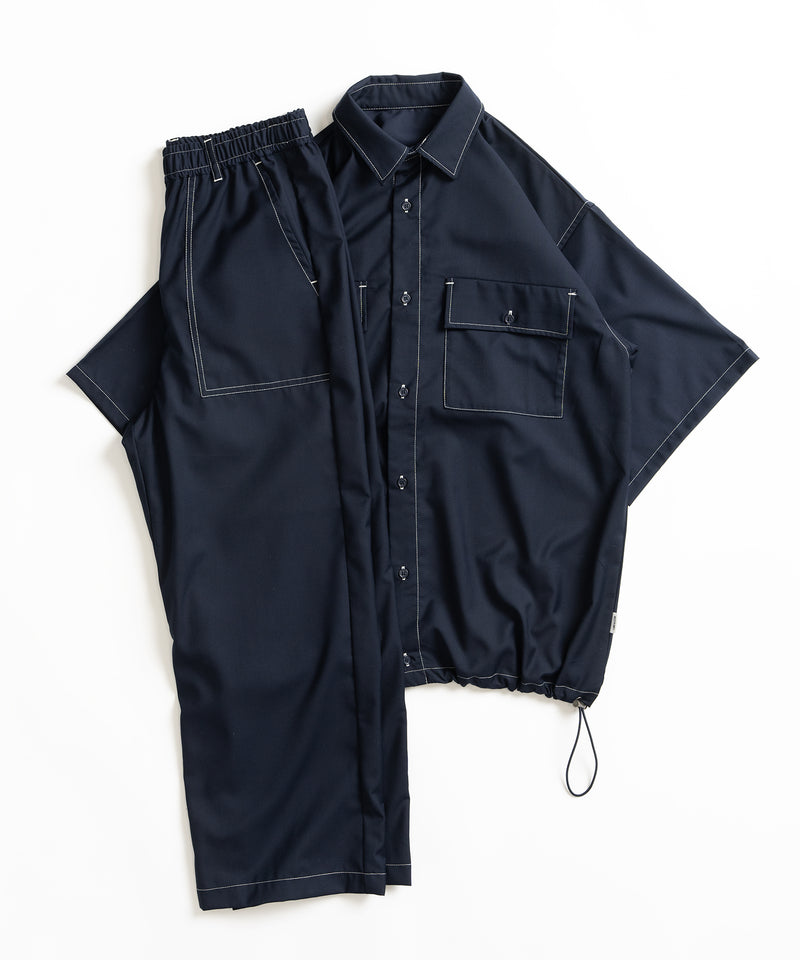 【WETTEMPT｜ウィテンプト】STITCH BALLOON WORK SHIRT /ステッチバルーンワークシャツ