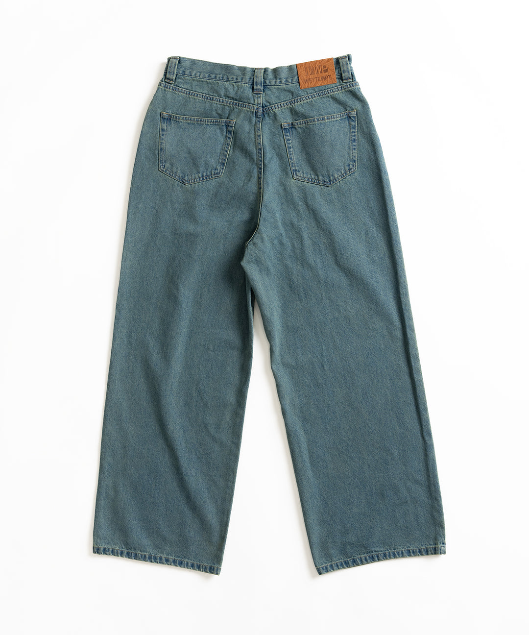 WETTEMPT｜ウィテンプト】 OVER DYED WIDE DENIM PANTS