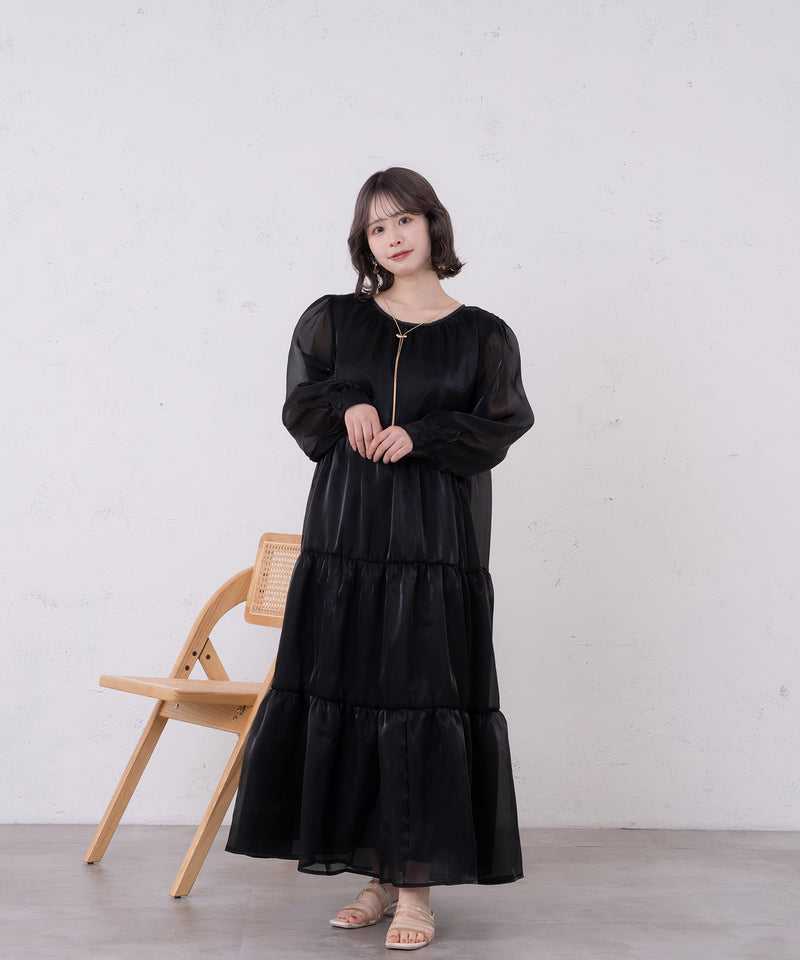 【sae】shine tiered onepiece / モテティアードワンピース