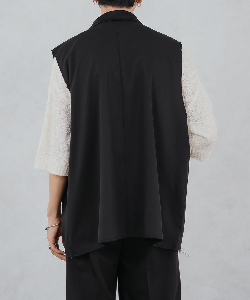 TAILORED DOUBLE GILET VEST/テーラードダブルジレベスト