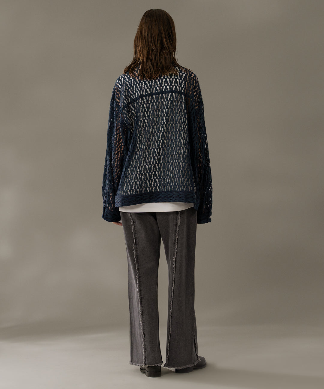 selleglant｜セレグランテ】FRINDG DENIM PANTS / フリンジ